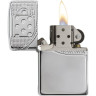 Зажигалка Zippo Armor 29674 — High Polish Chrome с опоясывающей гравировкой
